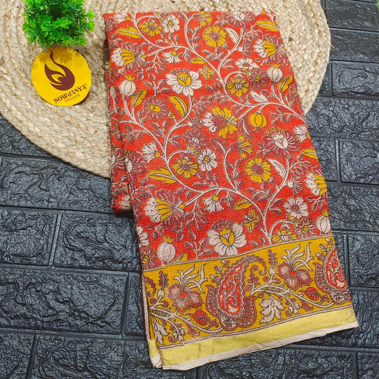 ORIGINAL PEDANA Kalamkari KOTA Cotton Sarees (99)- BLEND