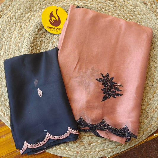 Premium Rangoli Silk Sarees with Emboridery work -FLASH