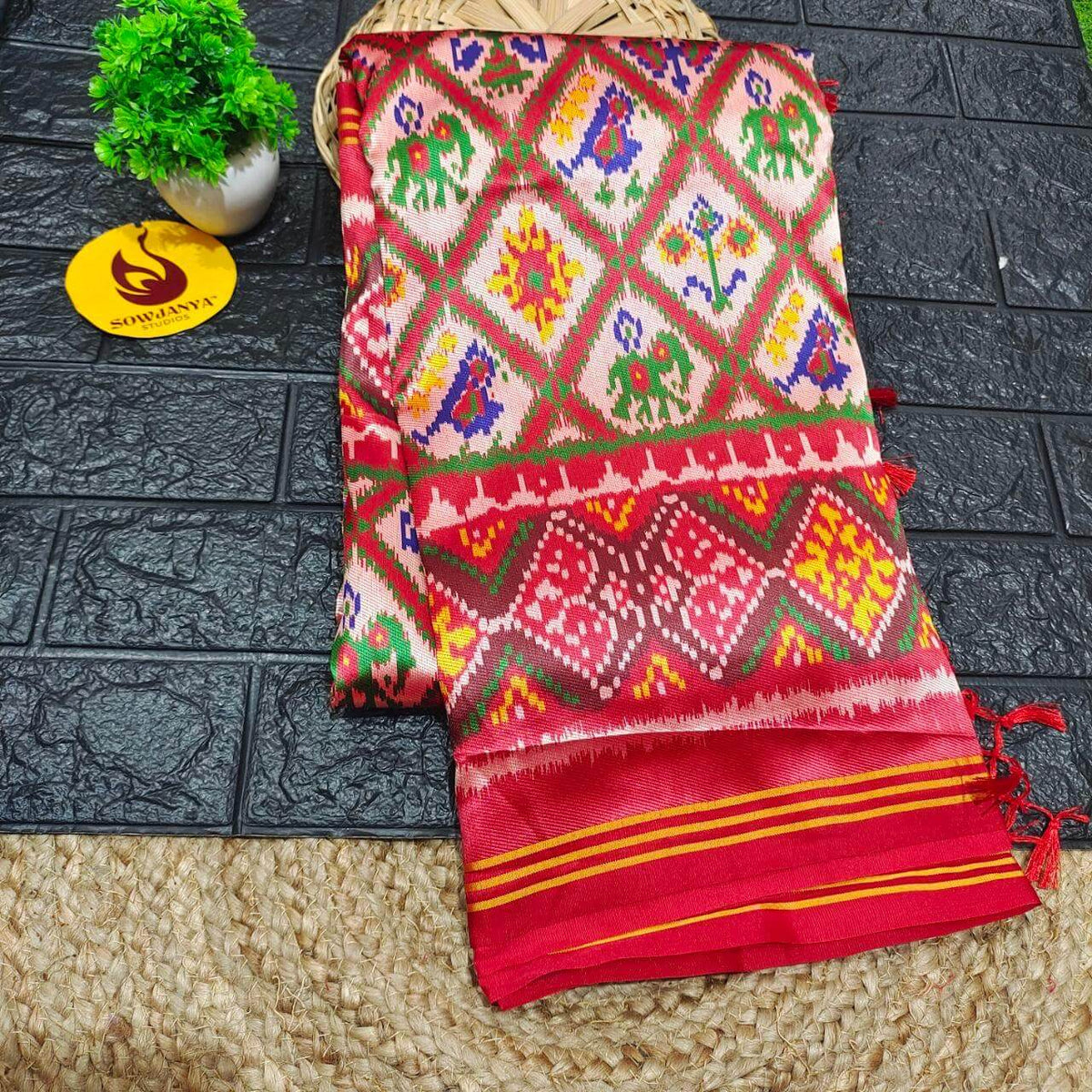 Premium Semi Patola Sarees (16)- PATOLA