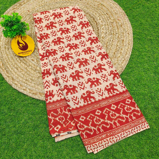 ORIGINAL PEDANA KALAMKARI Cotton Sarees (96)- BOMMA