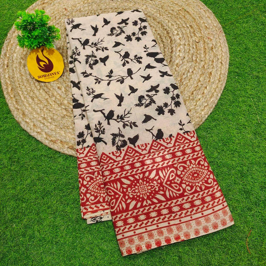 ORIGINAL PEDANA KALAMKARI Cotton Sarees (95)- BOMMA