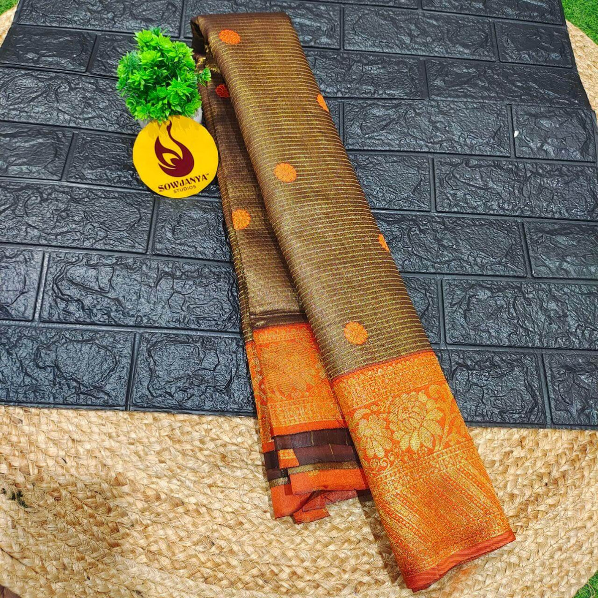 Soft Semi kanchi Pattu Sarees  -FEAST
