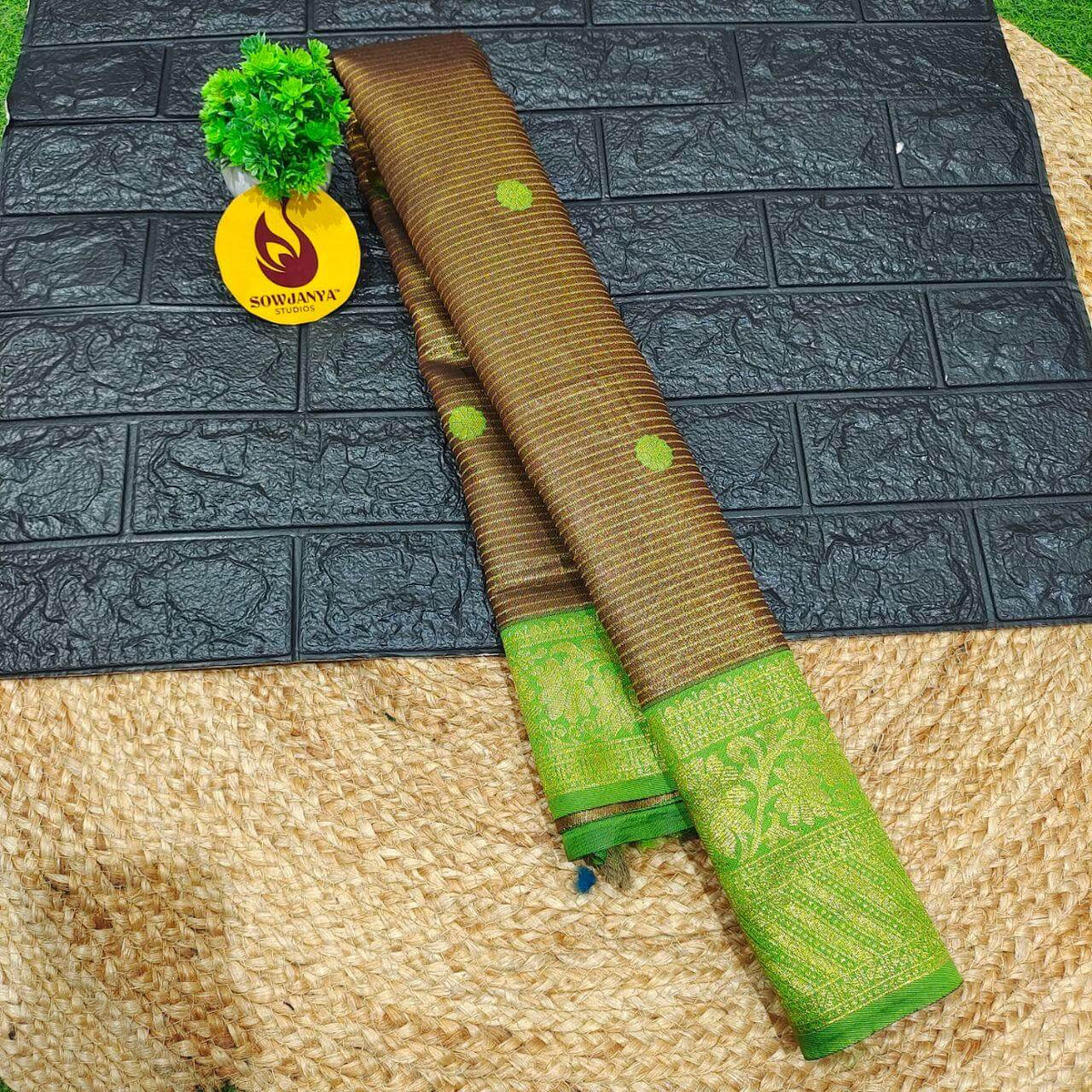 Soft Semi kanchi Pattu Sarees  -FEAST