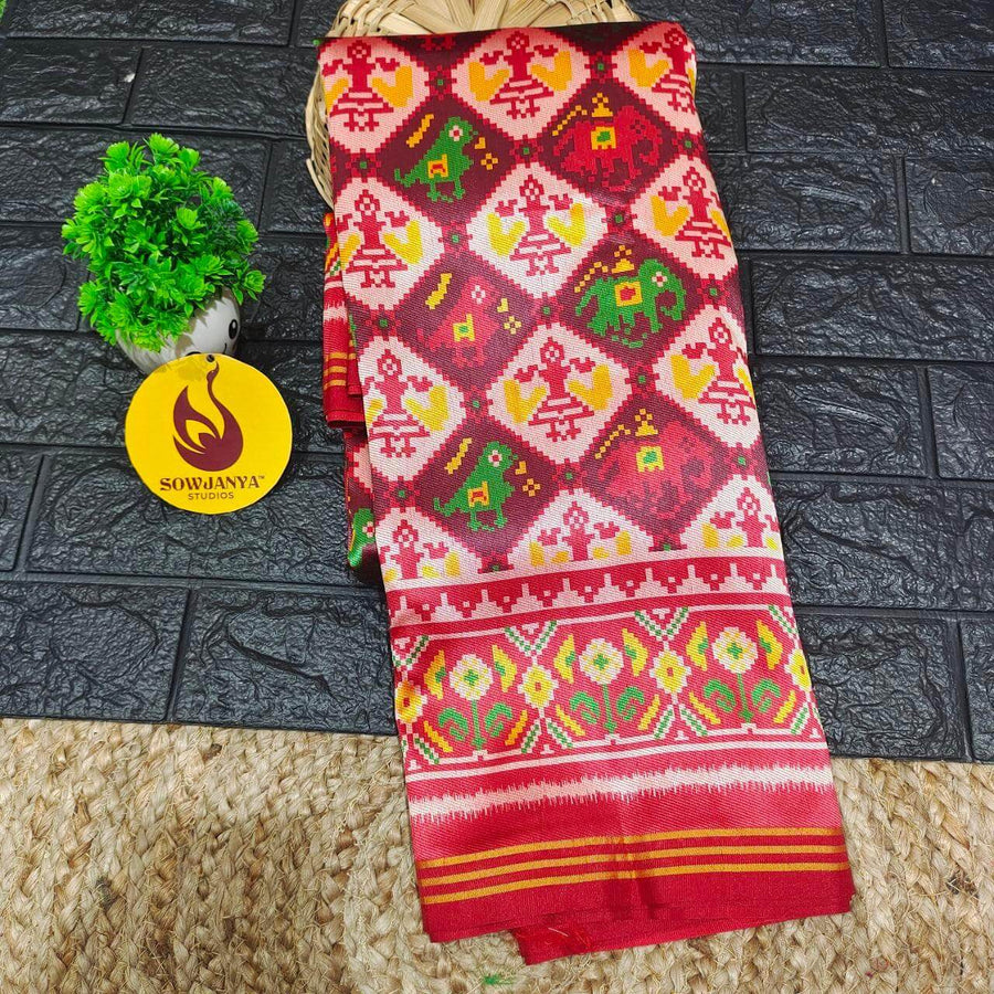 Premium Semi Patola Sarees (20)- PATOLA