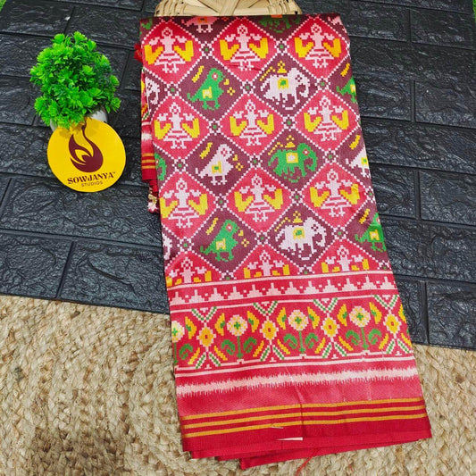 Premium Semi Patola Sarees (19)- PATOLA