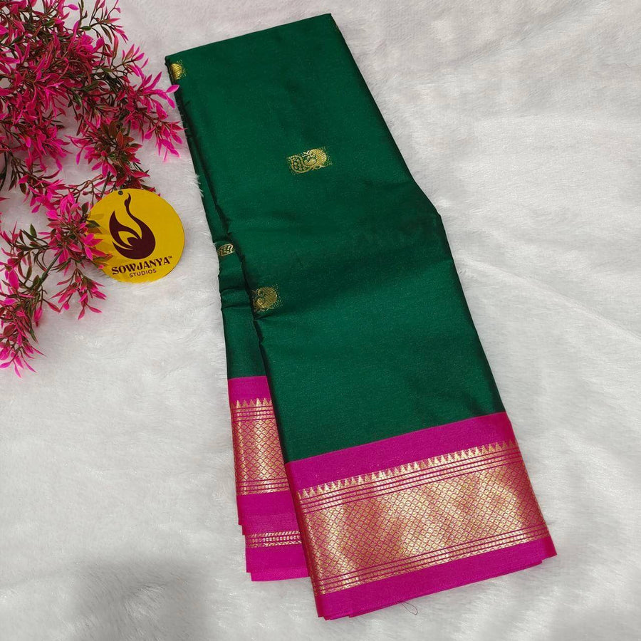 Premium Kollam Pattu Sarees - SSKOM