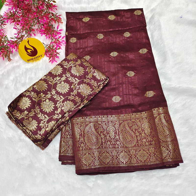 Premium Viscose Tussar Georgette  Saree - SSBRD
