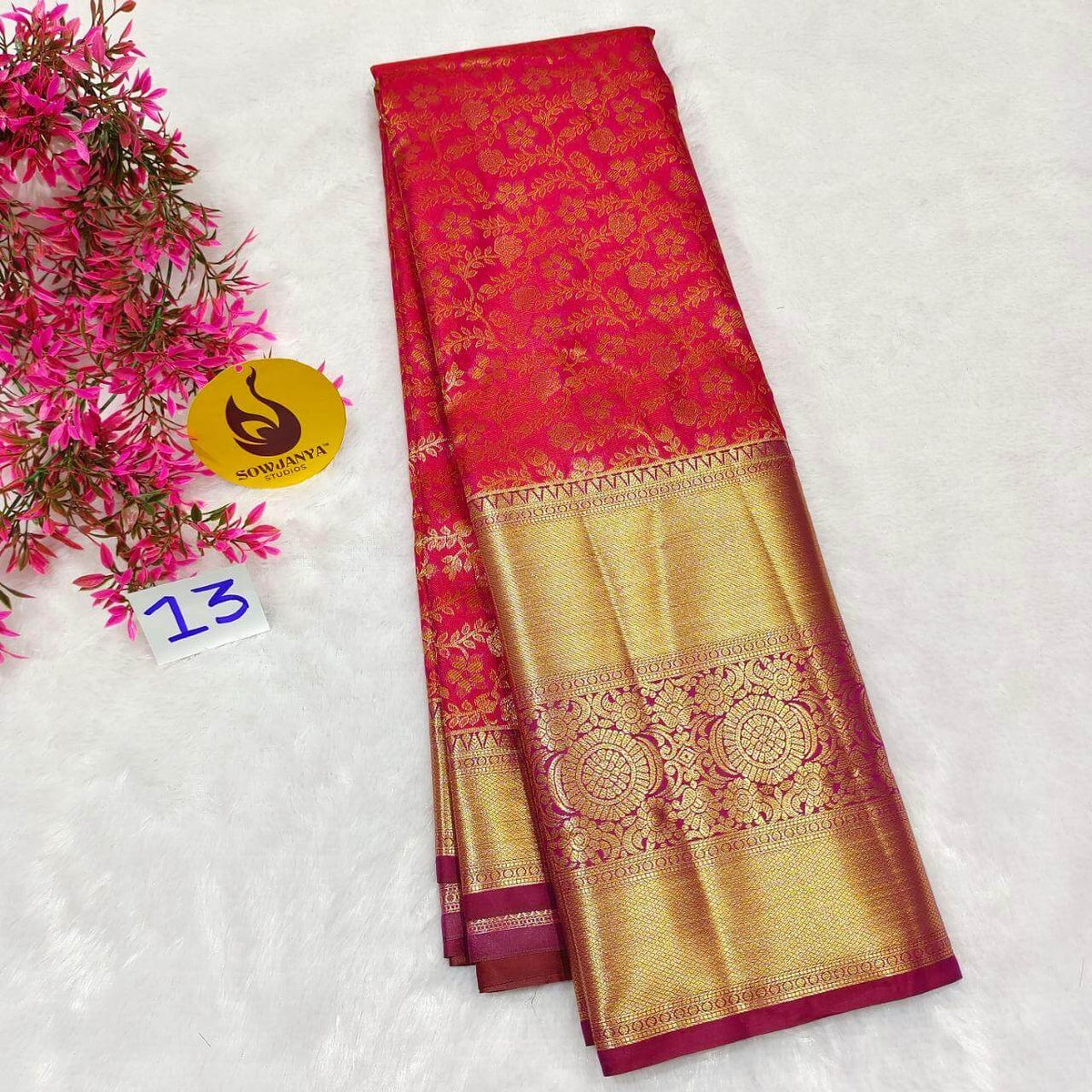 Premium Dharmavaram Pattu Sarees (013)- SSDHM