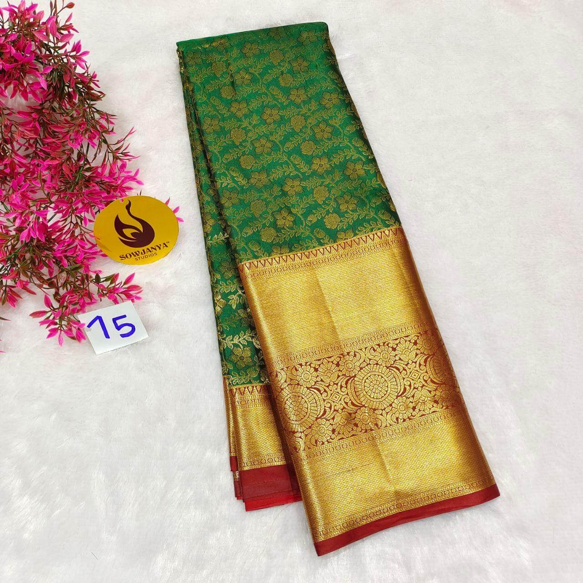 Premium Dharmavaram Pattu Sarees (015)- SSDHM