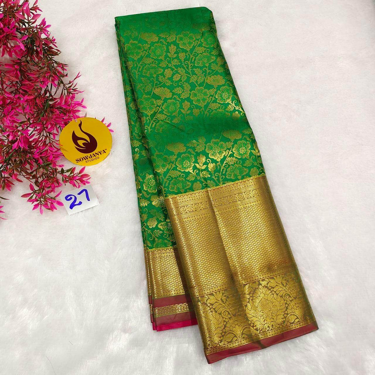 Premium Dharmavaram Pattu Sarees (021)- SSDHM
