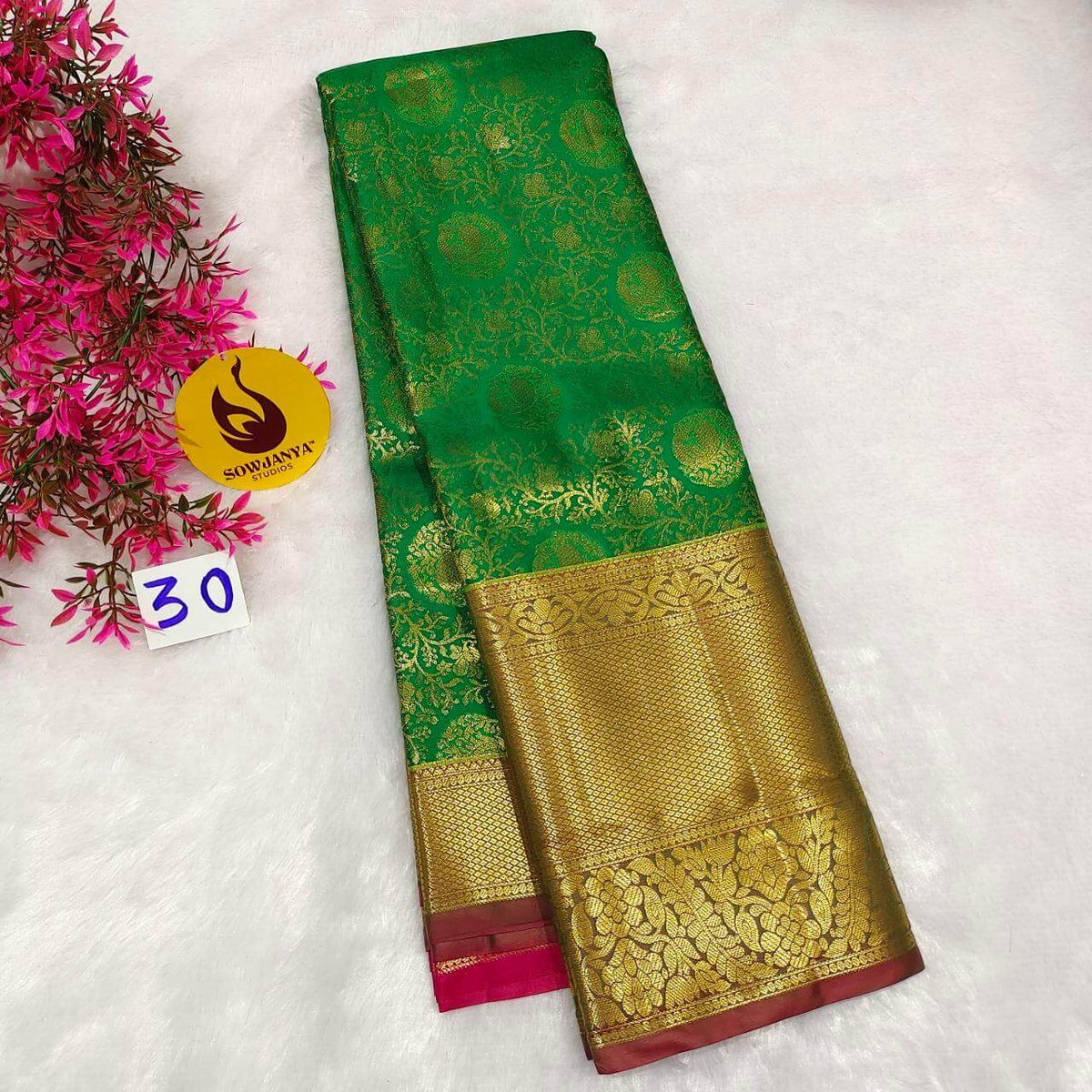 Premium Dharmavaram Pattu Sarees (030)- SSDHM