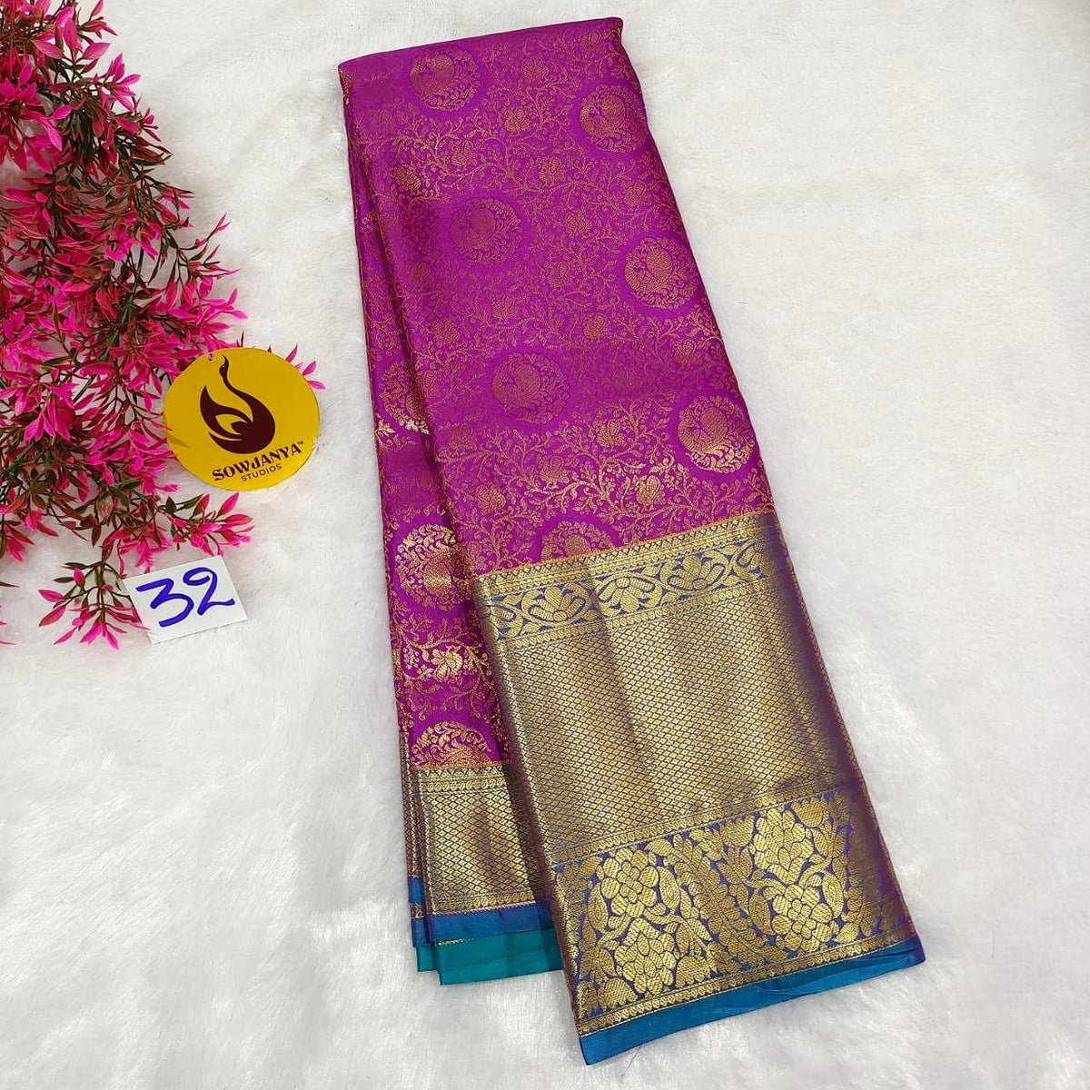 Premium Dharmavaram Pattu Sarees (032)- SSDHM