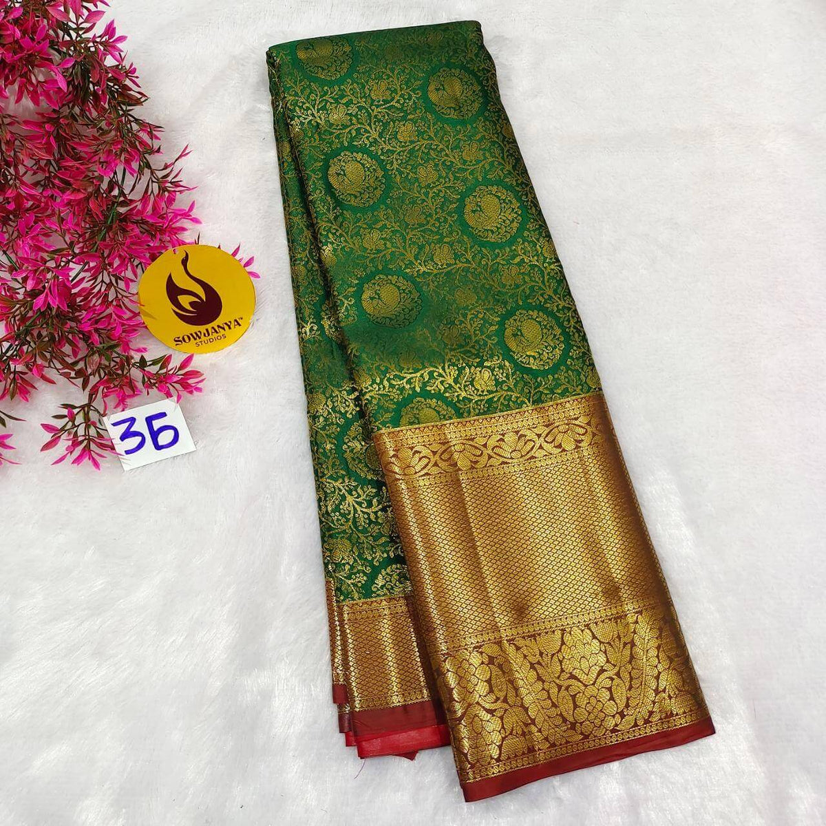 Premium Dharmavaram Pattu Sarees (036)- SSDHM