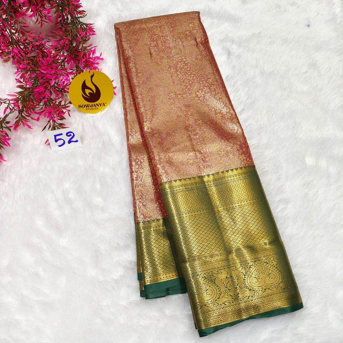 Premium Dharmavaram Pattu Sarees (052)- SSDHM
