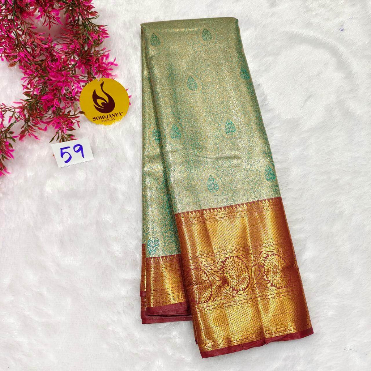 Premium Dharmavaram Pattu Sarees (059)- SSDHM