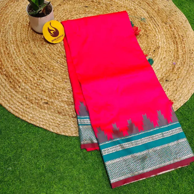 Soft Semi kanchi Pattu Sarees  - SSTKB8