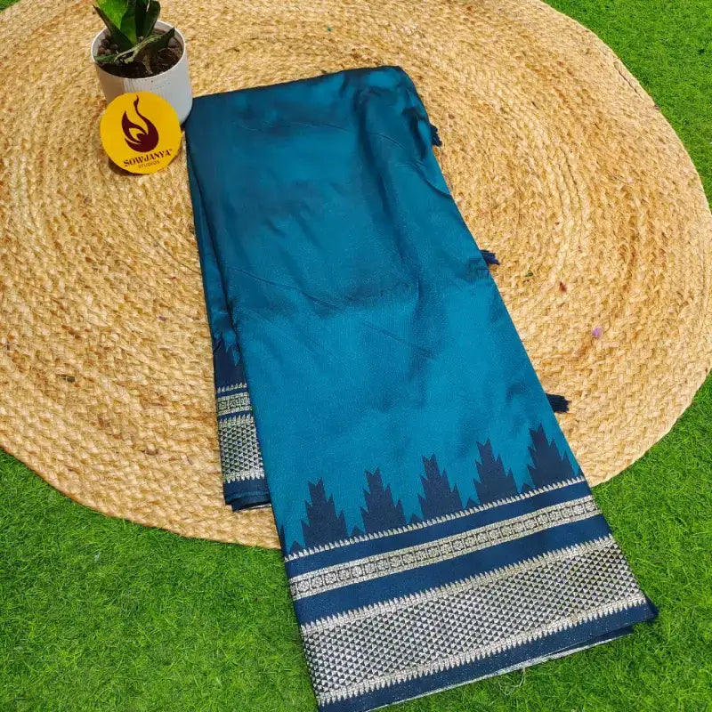 Soft Semi kanchi Pattu Sarees  - SSTKB6