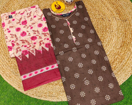 Cotton Fully Stiched 3 Piece Dresses - DRESS6