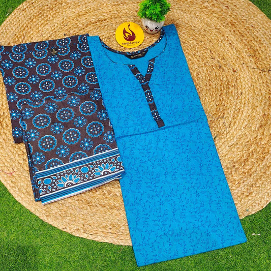 Cotton Fully Stiched 3 Piece Dresses - DRESS1