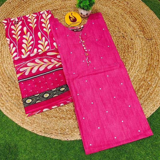 Cotton Fully Stiched 3 Piece Dresses - DRESS12