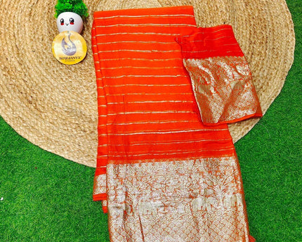 Premium Viscose Crape Georgette Saree - BEST03