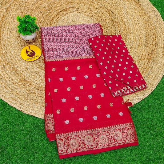 Premium Viscose Georgette Saree - BEST052