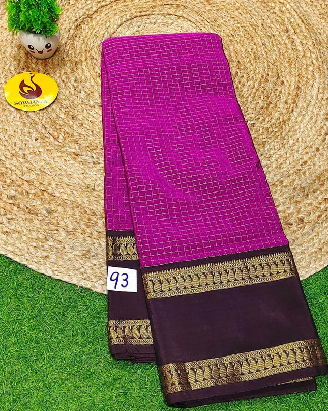 VINTAGE Seiko Gadwal Pattu Sarees - WAVE162
