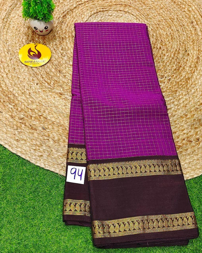 VINTAGE Seiko Gadwal Pattu Sarees - WAVE163