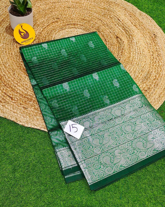 Premium Mangalgiri Pattu Sarees - SSMPP20