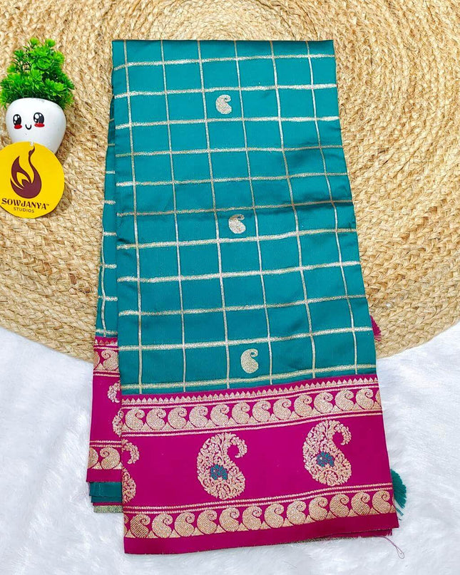 Soft Semi kanchi Pattu Sarees  - SSTKB12