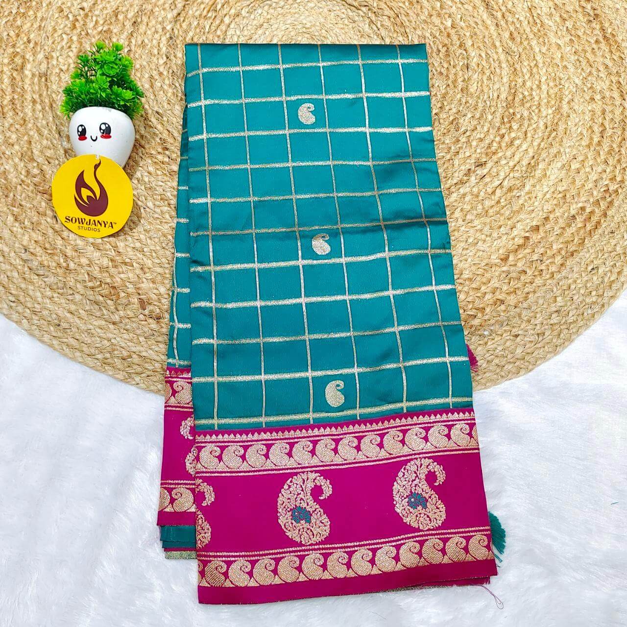 Soft Semi kanchi Pattu Sarees  - SSTKB12