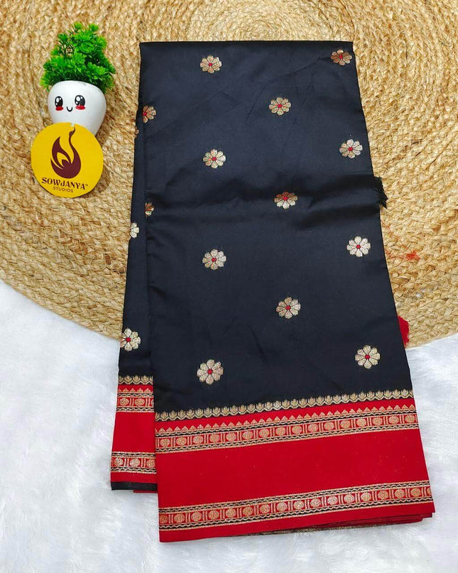 Soft Semi kanchi Pattu Sarees  - SSTKB15