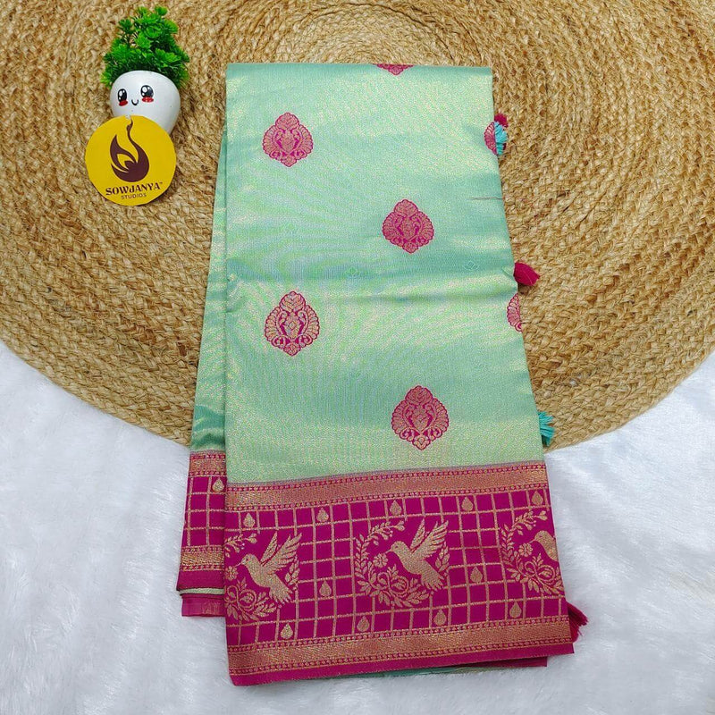 Soft Semi kanchi Pattu Sarees  - SSTKB19