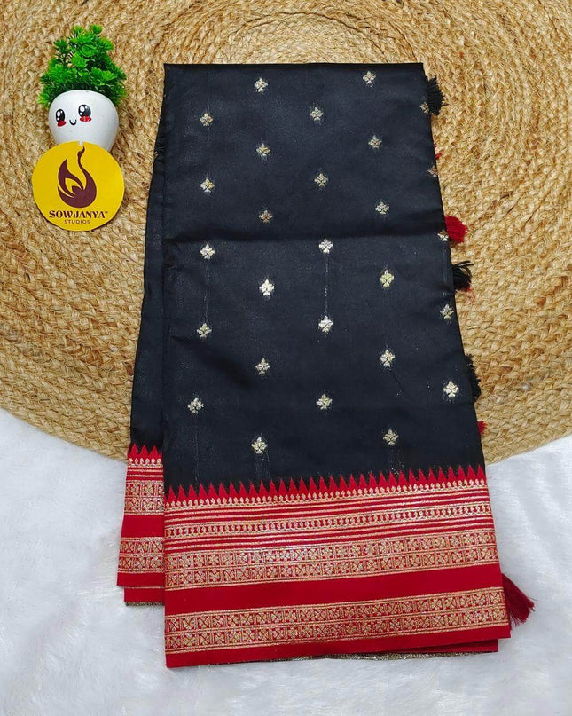 Soft Semi kanchi Pattu Sarees  - SSTKB10
