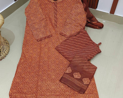 Pure Cotton Fully Stiched 3 Piece Dresses - DRAST9