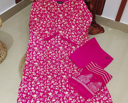 Pure Cotton Fully Stiched 3 Piece Dresses - DRAST11