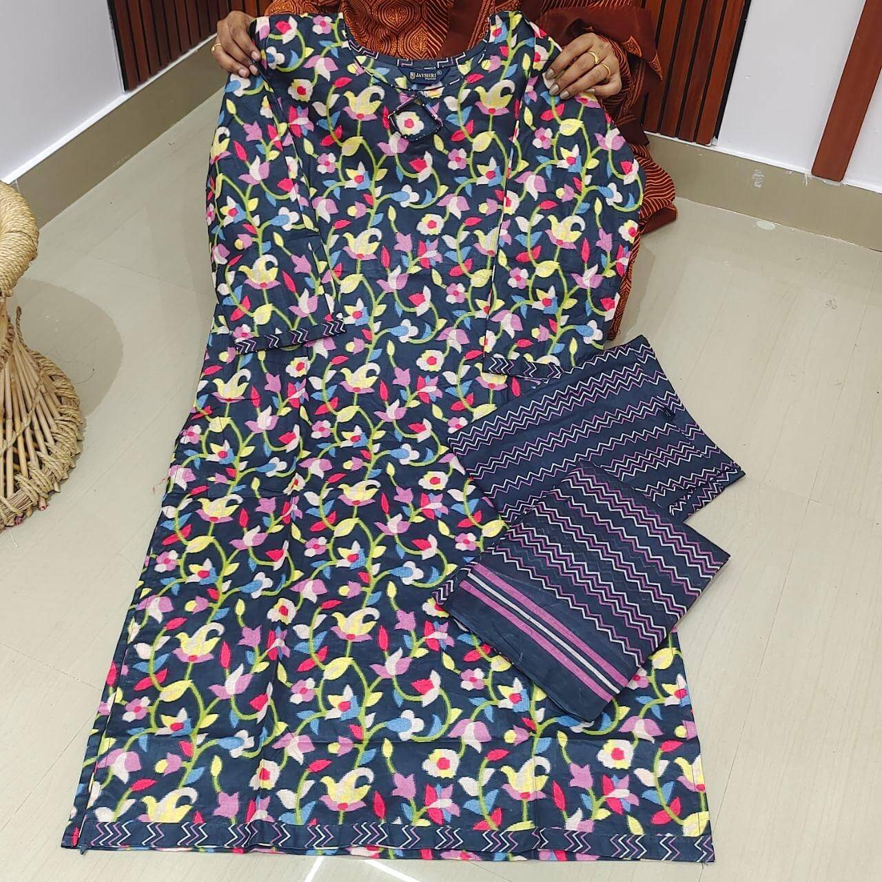 Pure Cotton Fully Stiched 3 Piece Dresses - DRAST3