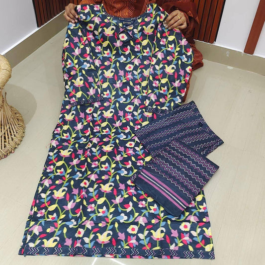 Pure Cotton Fully Stiched 3 Piece Dresses - DRAST3