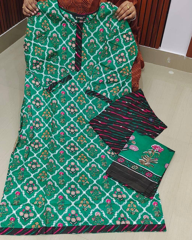 Pure Cotton Fully Stiched 3 Piece Dresses - DRAST5