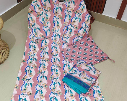 Pure Cotton Fully Stiched 3 Piece Dresses - DRAST1