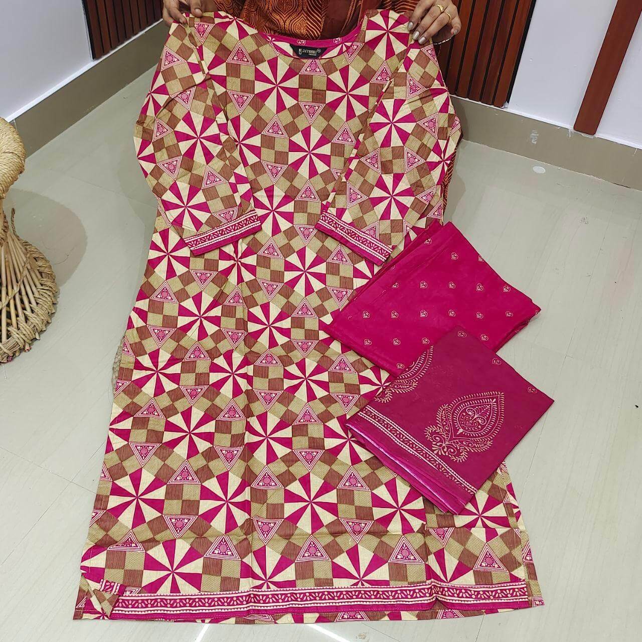 Pure Cotton Fully Stiched 3 Piece Dresses - DRAST4