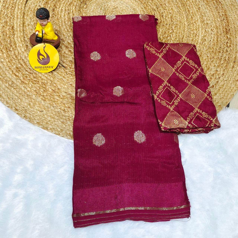 Premium Lenin Viscose All Over Butti Sarees - SSKIF4