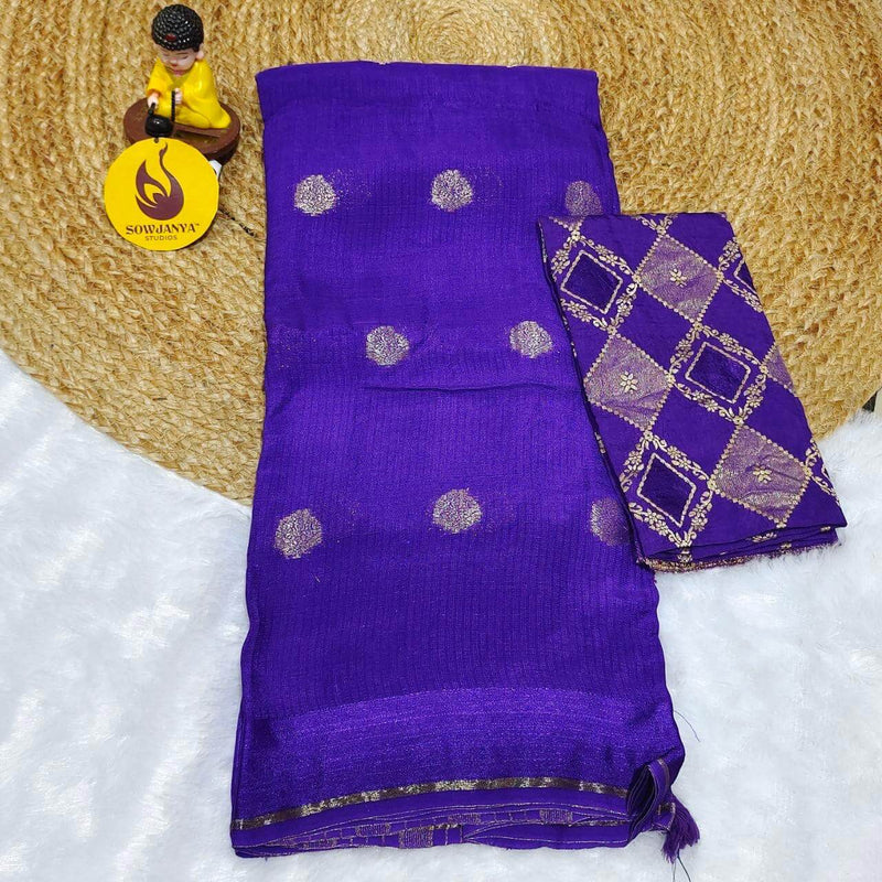 Premium Lenin Viscose All Over Butti Sarees - SSKIF5