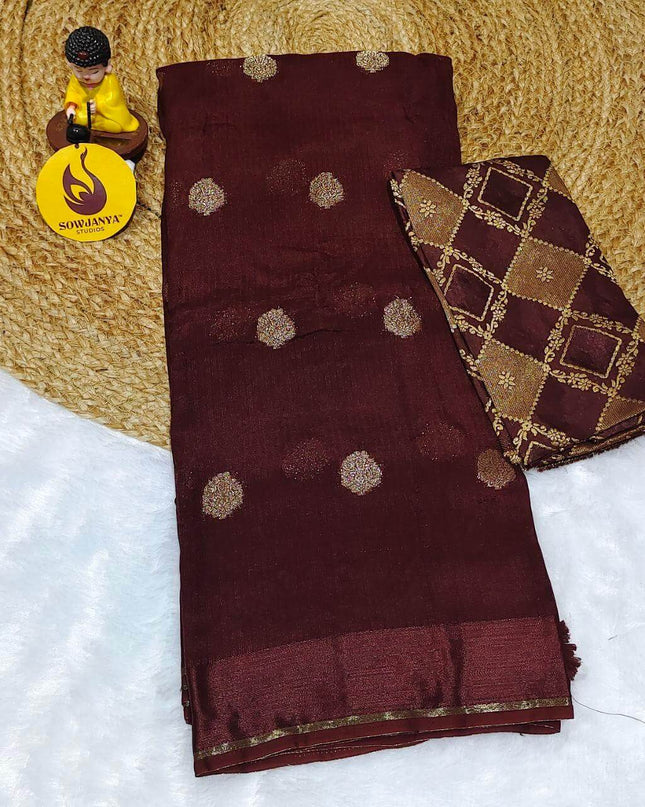 Premium Lenin Viscose All Over Butti Sarees - SSKIF2