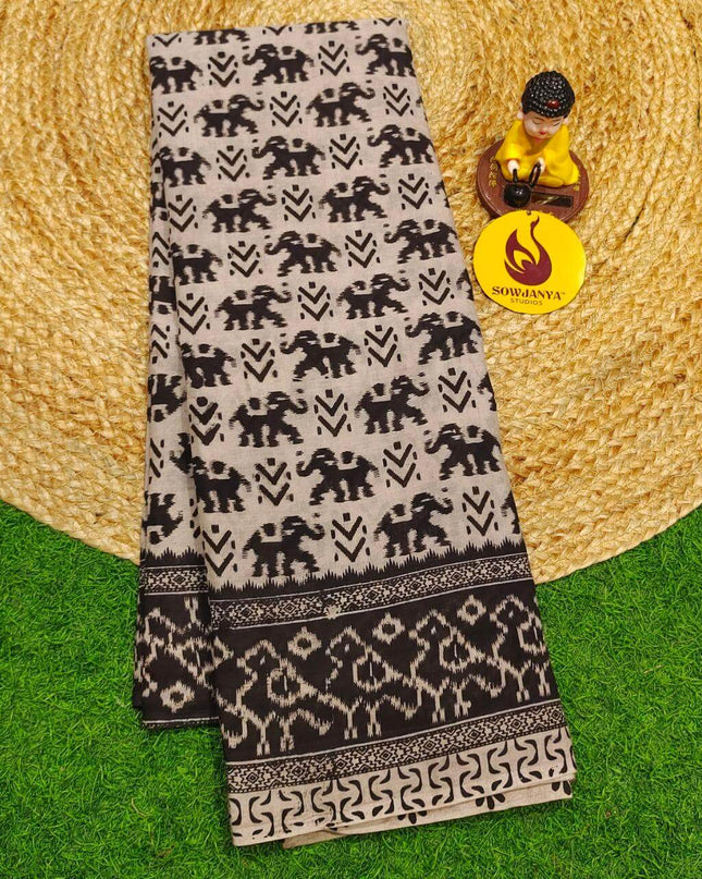 ORIGINAL PEDANA KALAMKARI Cotton Sarees - BOMMA8