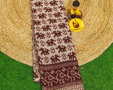 ORIGINAL PEDANA KALAMKARI Cotton Sarees - BOMMA6