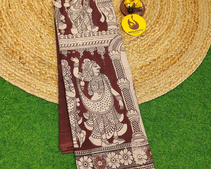 ORIGINAL PEDANA KALAMKARI Cotton Sarees - BOMMA11