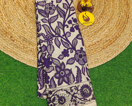 ORIGINAL PEDANA KALAMKARI Cotton Sarees - BOMMA14