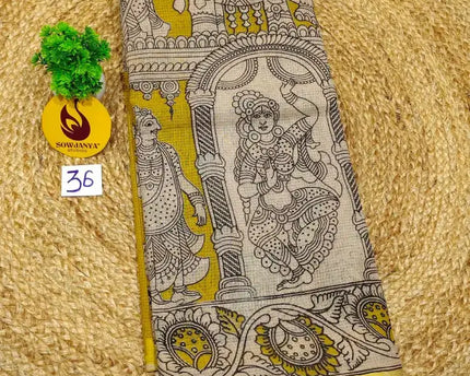 ORIGINAL PEDANA Kalamkari KOTA Cotton Sarees - BLEND36