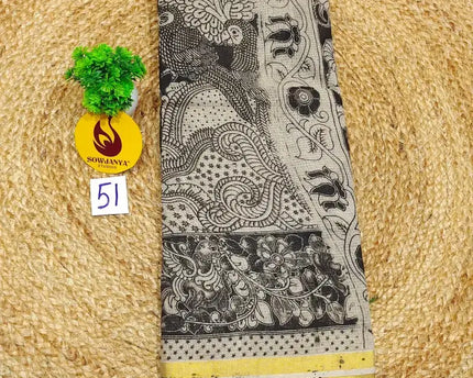 ORIGINAL PEDANA Kalamkari KOTA Cotton Sarees - BLEND51